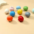 Scandinavian Ceramic Cabinet Knob 1.3" Round Drawer Handle, Decorative Pull for Cabinets, Dressers & Home Décor