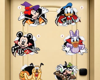 Personalized Disney Halloween Cruise Magnet, Mickey & Friends Halloween Magnet, Halloween On The High Seas, Stateroom Door Decor