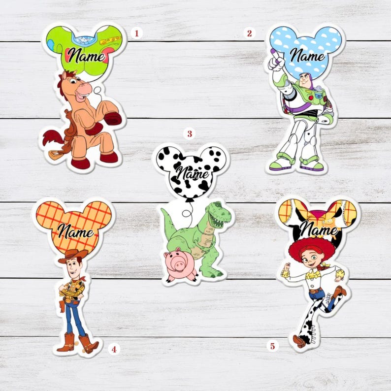 Personalized Toy Story Balloon Magnet, Disney Toy Story Cruise Magnet, Woody Buzz Lightyear Magnet, Pixar Day At Sea Cruise Magnet