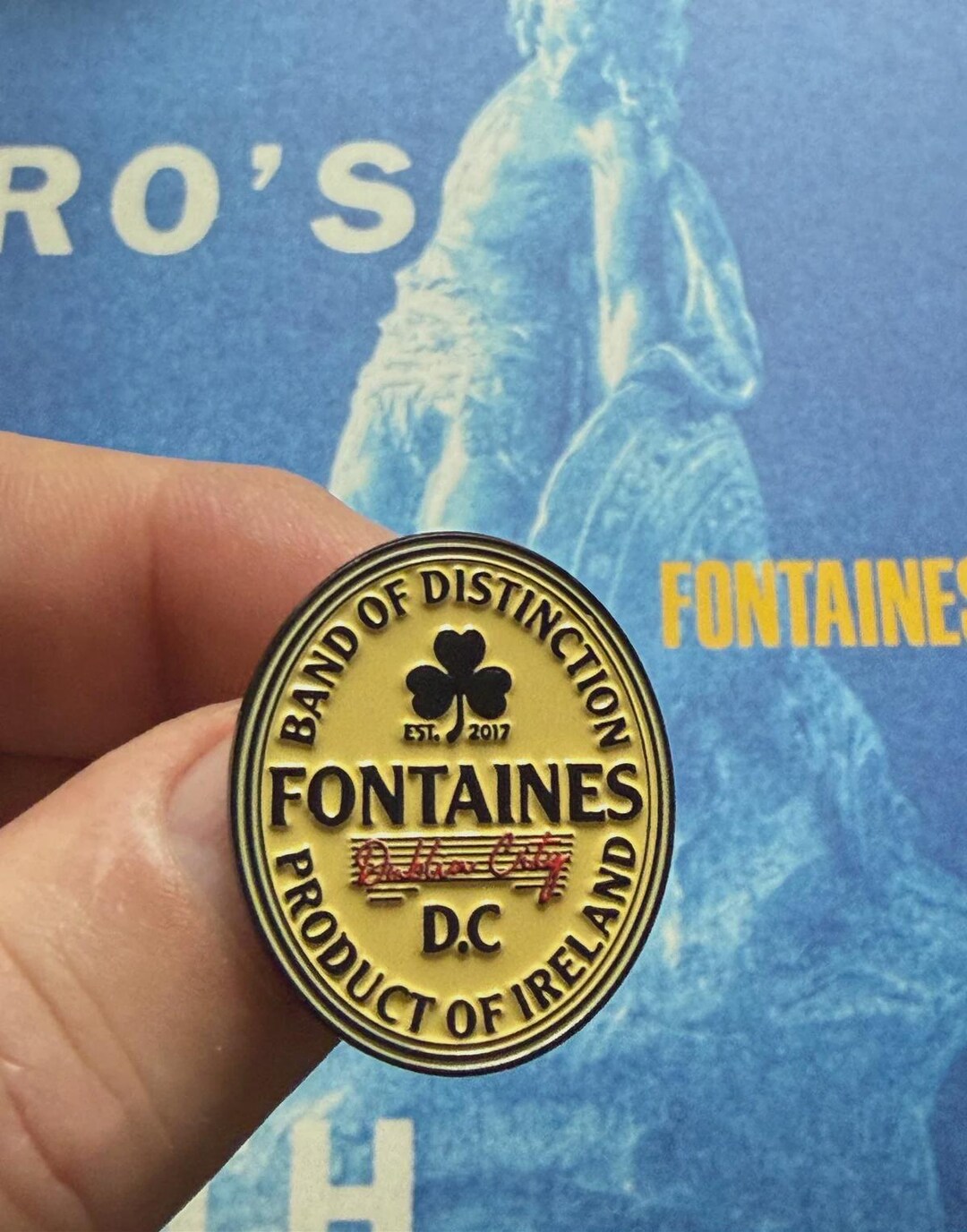 Fontaines D.C. Enamel Pin Badge – Band of Distinction Product of ...