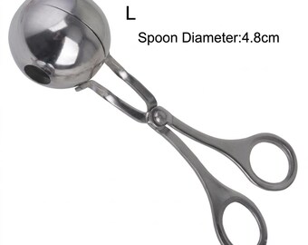 Stainless Steel Meatball Maker Clip, Non Stick Meat Ball Mold Spoon, Round Rice Ball Shaper Tongs, Stuffed Meatball Maker, Kitchen Gadget