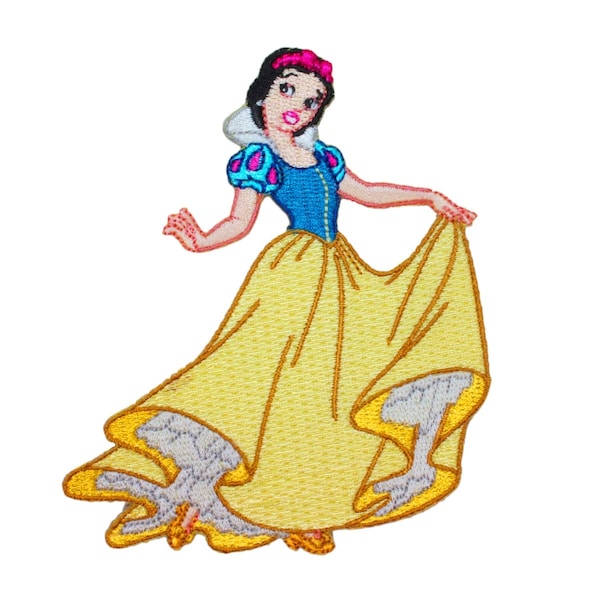 Princess Snow White Patch Classic Disney Movie Craft Apparel Iron-On Applique