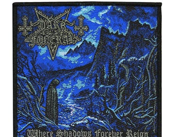 Dark Funeral Where Shadows Forever Reign Patch Metal Album Art Sew On Applique