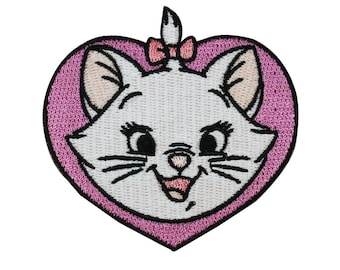 Disney Aristocats Marie Patch Cute Kitten Girl Embroidered Iron On Applique