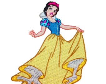 Princess Snow White Patch Classic Disney Movie Craft Apparel Iron-On Applique
