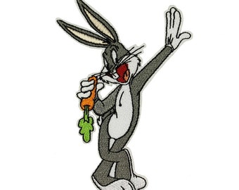 Looney tunes bugs heat transfer iron on bunny daffy elmer 4.5 inch