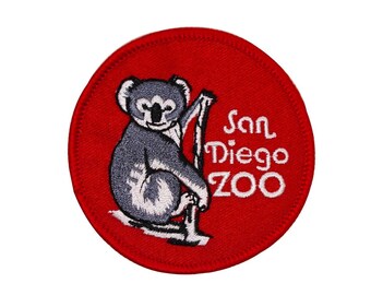 San Diego Zoo California 1960 Parrot Vintage Poster Print Art Retro Travel Art