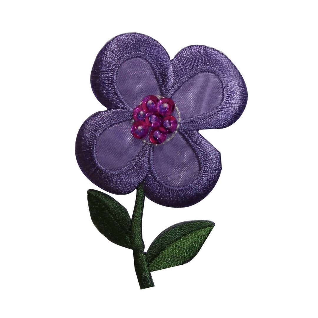 ID 6489 Purple Jeweled Flower Patch Garden Blossom