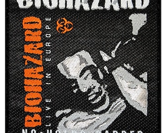 Biohazard No Holds Barred Patch Live Album Art Metal Band Woven Sew On Applique