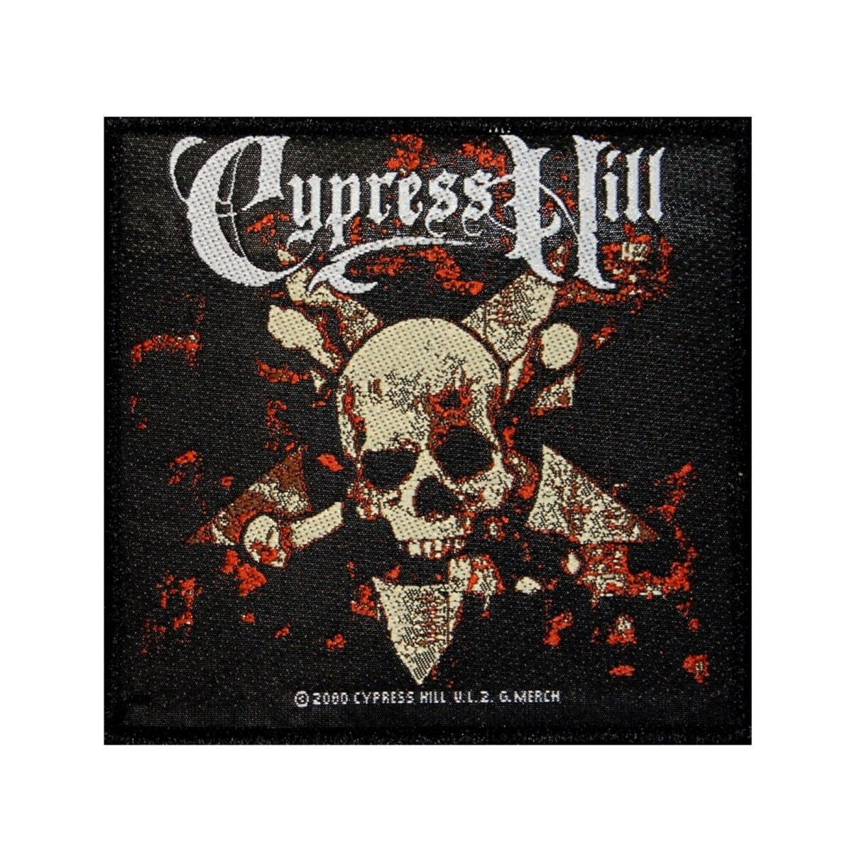 Cypress Hill Skull & Crossbones Patch Band Art Hip Hop Music