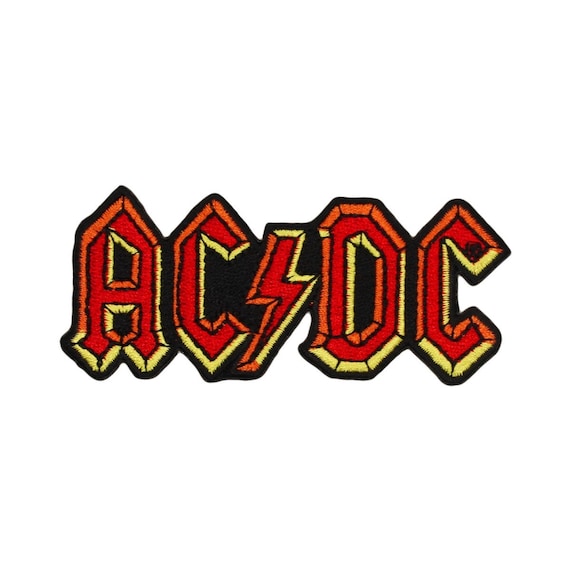 AC/DC ACDC Band Logo Patch Hard Blues Rock Music Embroidered | Etsy