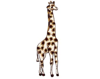 Due Giraffe Con Il Collo Molto Lungo - Pagine Giraffa Da Colorare - Foto 4