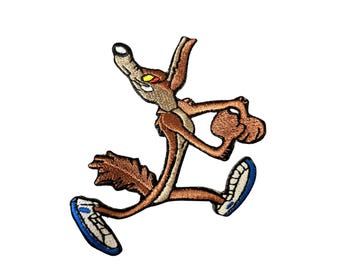 Wile E Coyote TV Cartoon Embroidered Iron On Applique