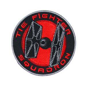 Disney Star Wars TIE Fighter Squadron Patch Officially Licensed Iron On Applique