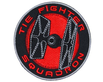 Disney Star Wars TIE Fighter Squadron Patch Officially Licensed Iron On Applique