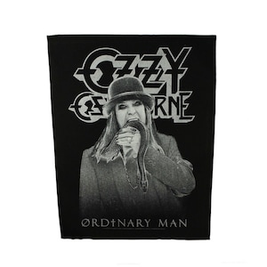 XLG Ozzy Osbourne Ordinary Man Back Patch Singer Heavy Metal Sew On Applique