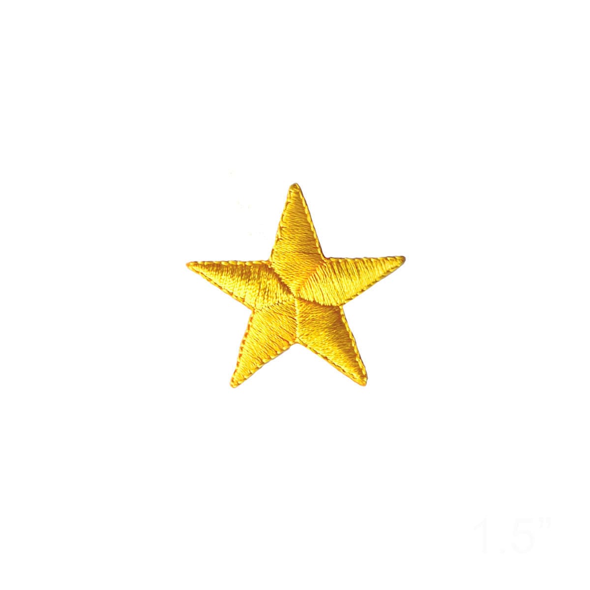 1 1/2 INCH Yellow Star Patch Sky Stargazing Night Embroidered Iron on ...