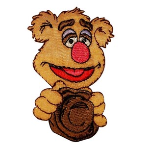 Fozzie Bear Patch Disney Jim Henson The Muppets Show Movie Iron On Applique
