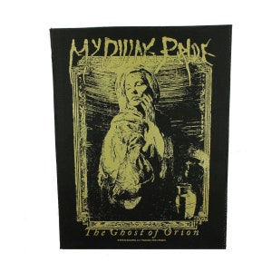 May include: Black and gold embroidered patch with the band name "My Dying Bride" and the album title "The Ghost of Orion".