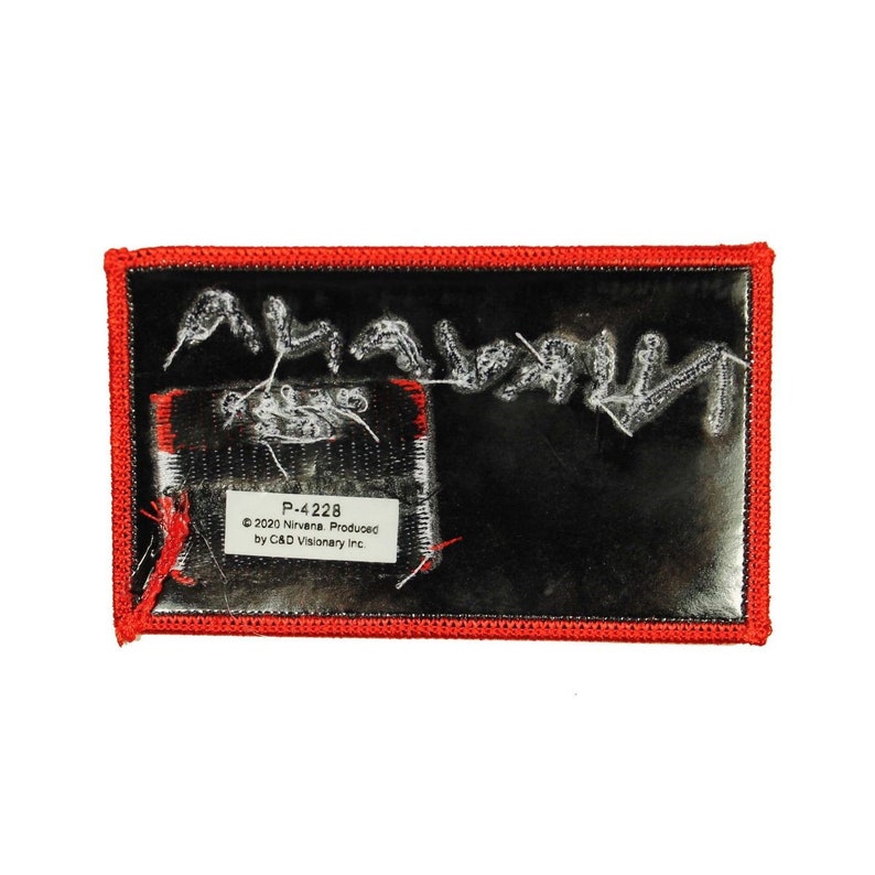 Nirvana Hello I/'m A Negative Creep Patch Rock Music Embroidered Iron On Applique