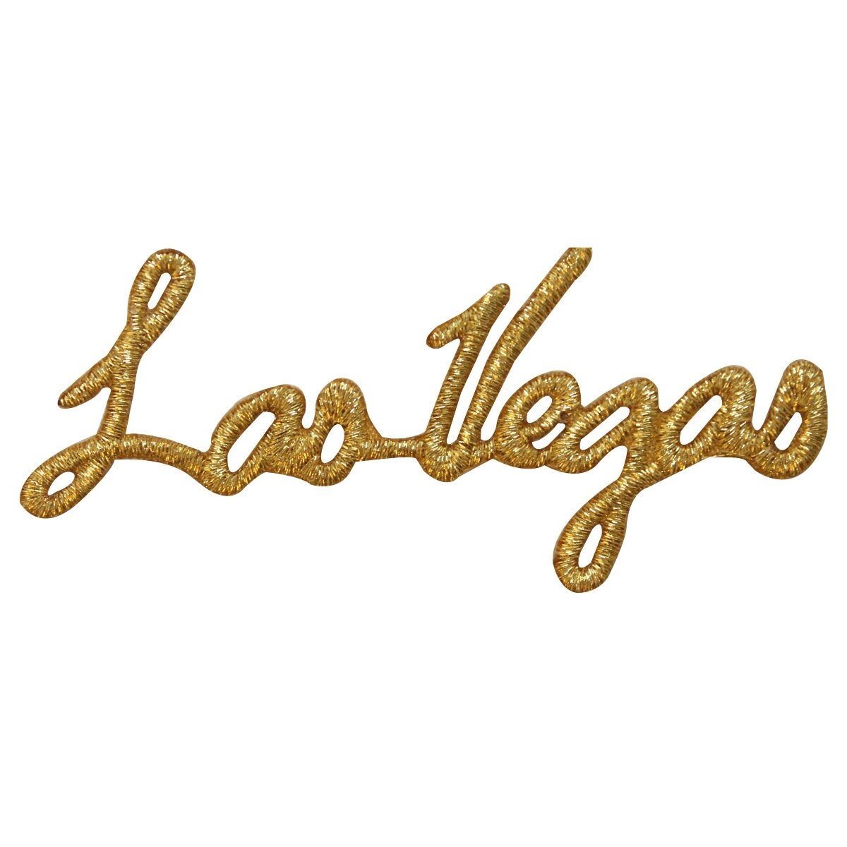 5//8/" Gold Script Cursive Alphabet Lowercase Letter t Embroidered Patch
