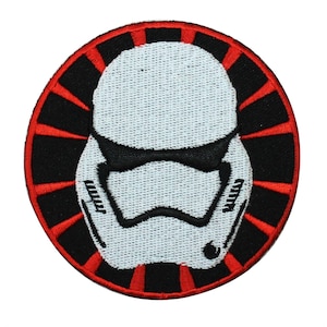 Disney Star Wars Storm Trooper Helmet Patch Officially Licensed Iron-On Applique