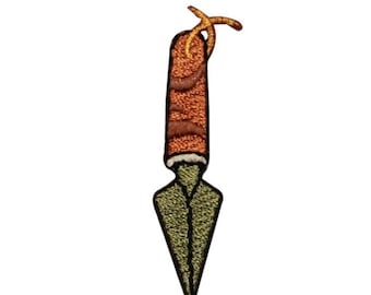 ID 1233B pelle outil de jardinage patch pelle de jardin fer brodé sur appliqué