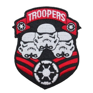 Disney Star Wars Storm Troopers Badge Patch Officially Licensed Iron On Applique