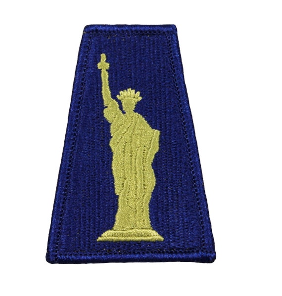 Statue of Liberty Sketch Applique Multi-Color Embroidered Iron-On Patch