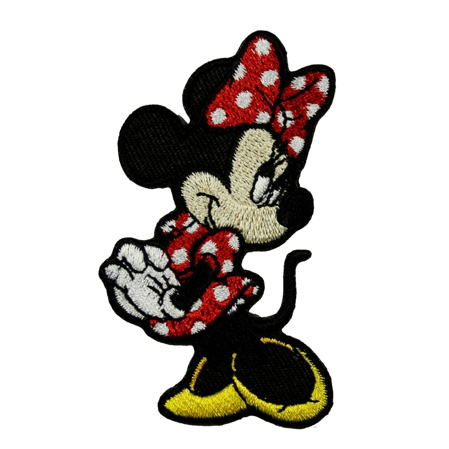 MINNIE MOUSE Safari Hat Embroidered Iron On Cloth Patch Badge APPLIQUE