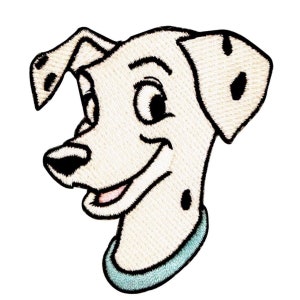 Perdita 101 Dalmatians Patch Mom Dog Disney Movie Character Pet Iron-On Applique image 1