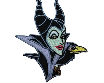 Maleficent Character Patch Sleeping Beauty Disney Movie Craft Iron-on Applique