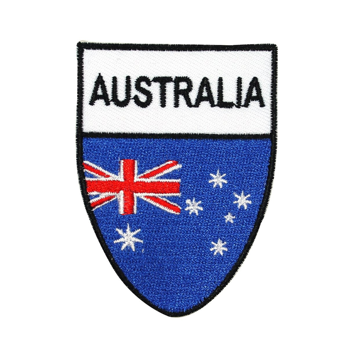 Australia National Flag Shield Patch Country Badge Embroidered Etsy