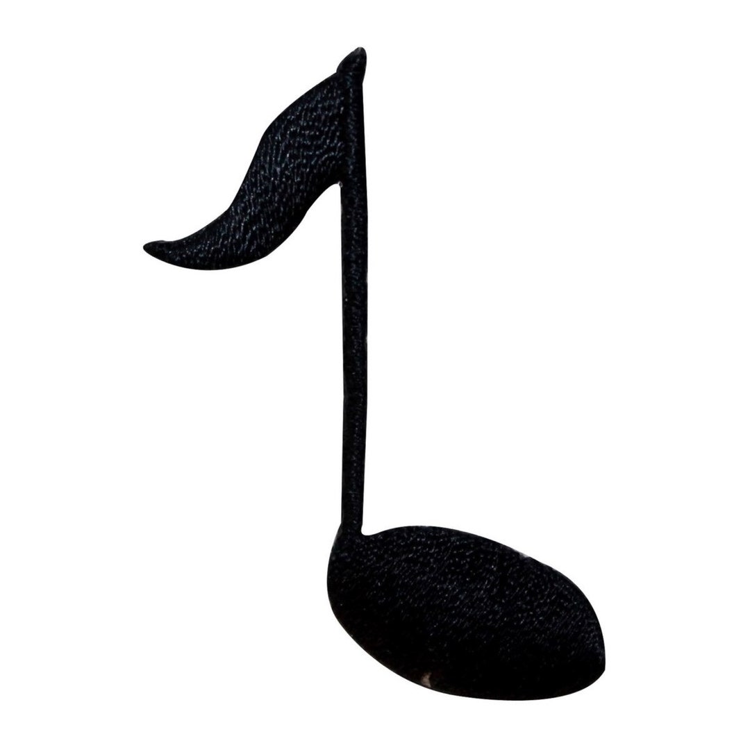ID 9178 Eighth Note Patch Musical Symbol Icon Key Embroidered Iron on ...