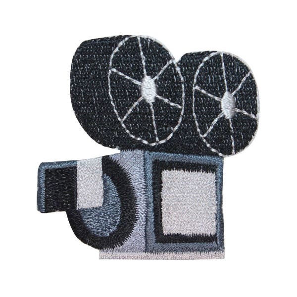 ID 3092 Old Fashion Video Recorder Patch Movie Film Embroidered Iron On Applique