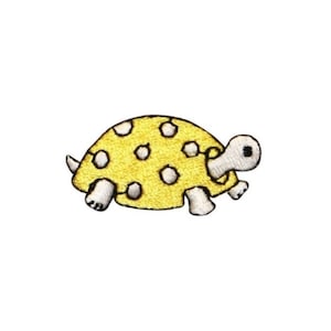 ID 0729C Cartoon Spotted Turtle Patch Cute Shell Embroidered Iron On Applique