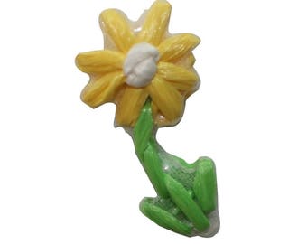 ID 7048 Planter Colorful Flowers Patch Garden Potted Embroidered IronOn Applique