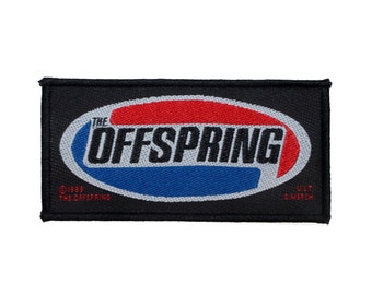 The Offspring Name Logo Patch Punk Rock Band Music Jacket Woven Sew On Applique