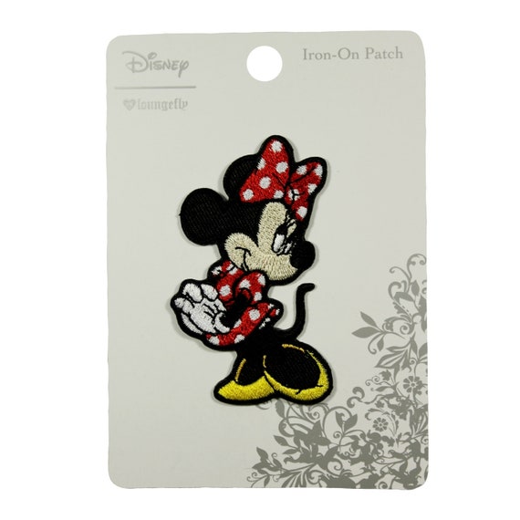Minnie Mouse Polka Dot Dress Patch Cute Disney Fan Girl Craft Iron