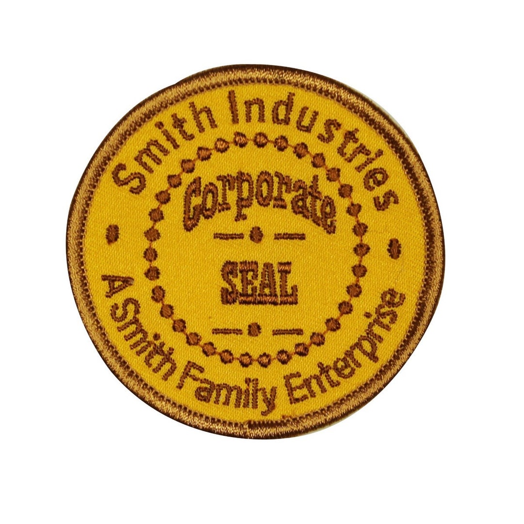 Smith Industries Corporate Seal Patch Family Emblem Embroidered Iron on