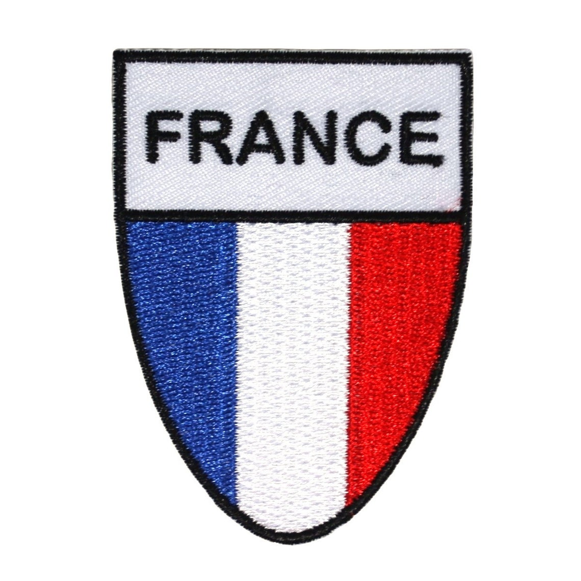 France National Flag Shield Patch Badge Country Embroidered - Etsy