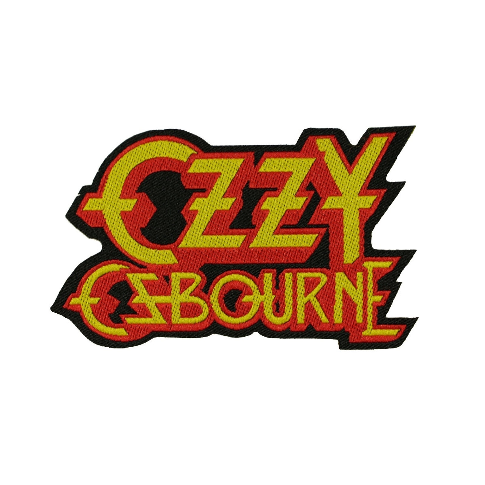 Ozzy Osbourne Logo Cut Out Patch Album Art Heavy Metal Woven Etsy