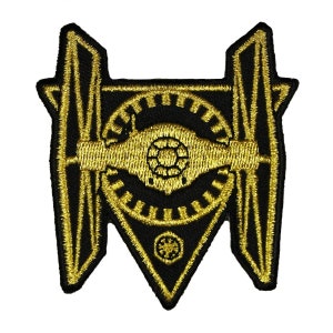 Disney Star Wars TIE Fighter Patch The Last Jedi New Movie Embroidered Iron On