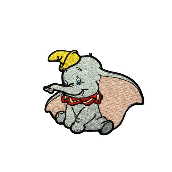 Dumbo Circus Show Disney Vintage Cartoon Flying Elephant Iron On Emblem Patch 