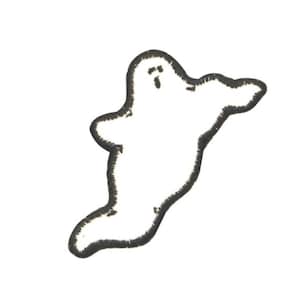 ID 0874B Floating Ghost Patch Boo Halloween Spirit Gesticktes Aufnäher zum Aufbügeln
