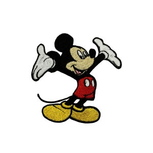 Mickey Mouse Ta-da Patch Disney Mascot Cartoon Character Craft Iron-On Applique
