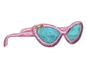 ID 8492 Mesdames lunettes de soleil patch Beach Shade Fashion brodé fer sur appliqué