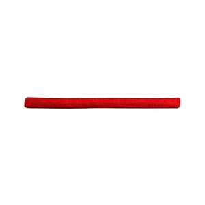 May include: A red felt-covered dowel rod.