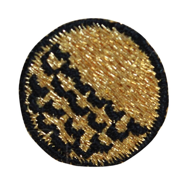 ID 1579 Lot of 3 Gold Golf Ball Patch Golfing Tee Embroidered Etsy