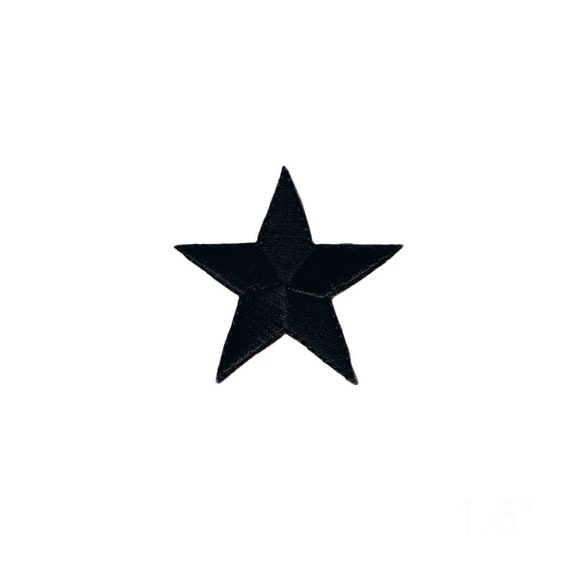 STAR PATCH BLACK LARGE STAR PATCH BLACK LARGE